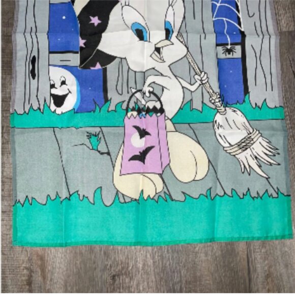 Happy Halloween Tweety Bird Flag Looney Tunes - Picture 3 of 3